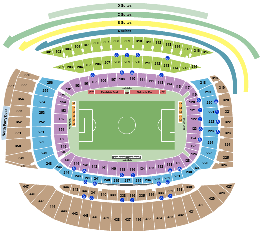 Soldier Field International Friendly Seating Chart